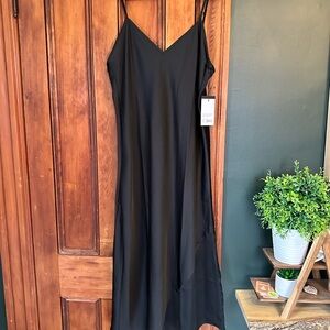 Elegant Black Slip Dress- Knix